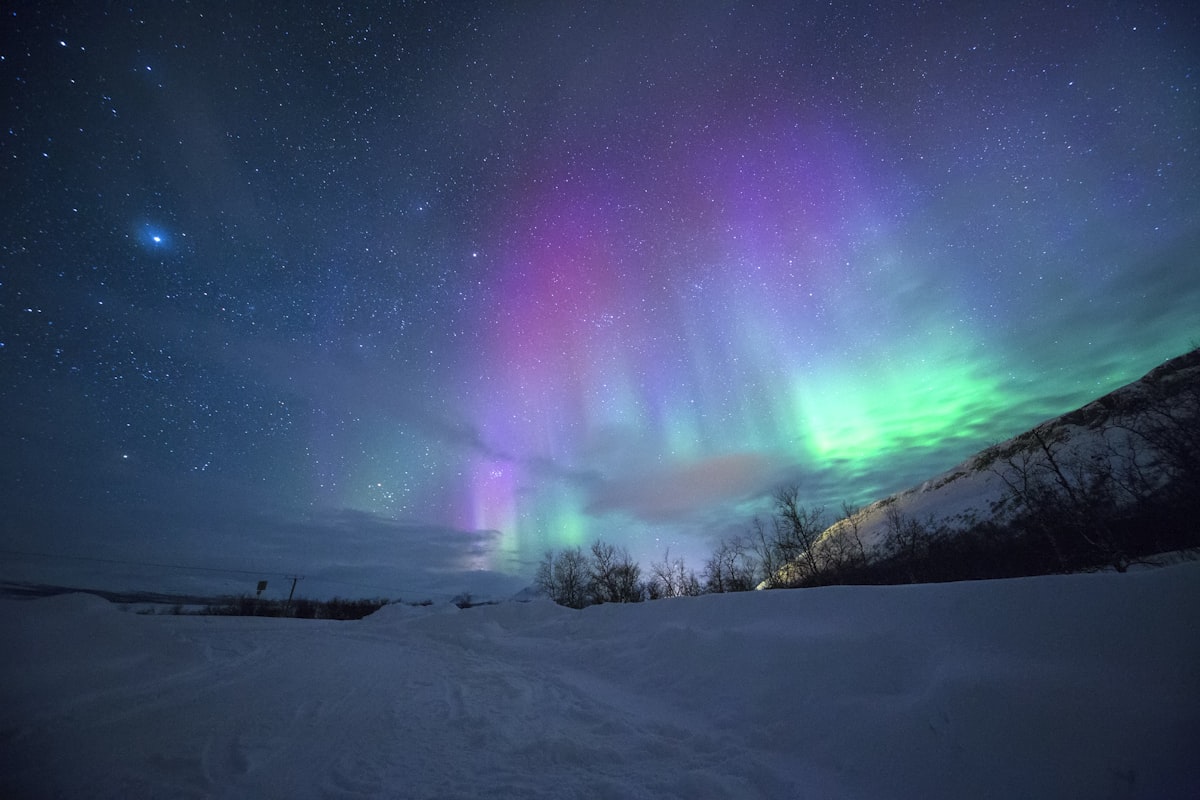 Aurore boreale en Islande