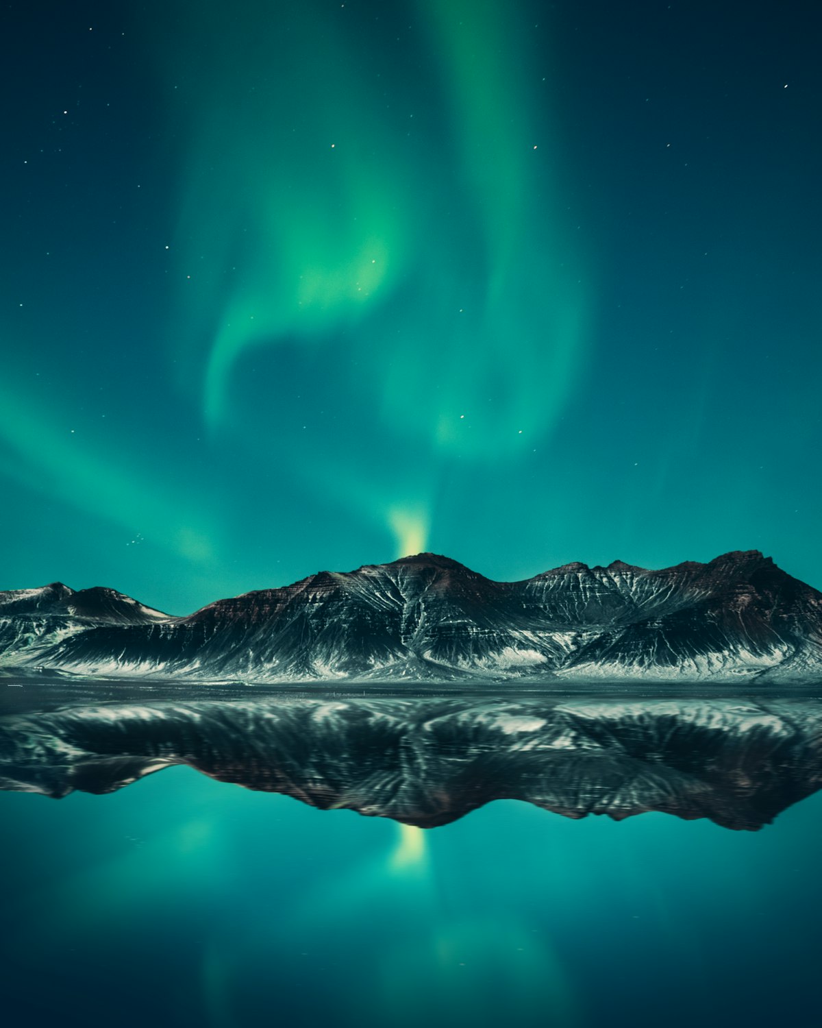 Aurore boreale en Norvege